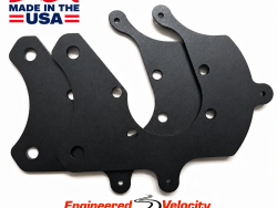 Ford Mustang Cobra 11.65" Rear Disc Brake Conversion Brackets for '79-'93 Fox Body